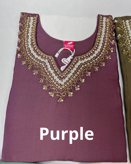 Modal silk kurtis - Kurti Connection USA