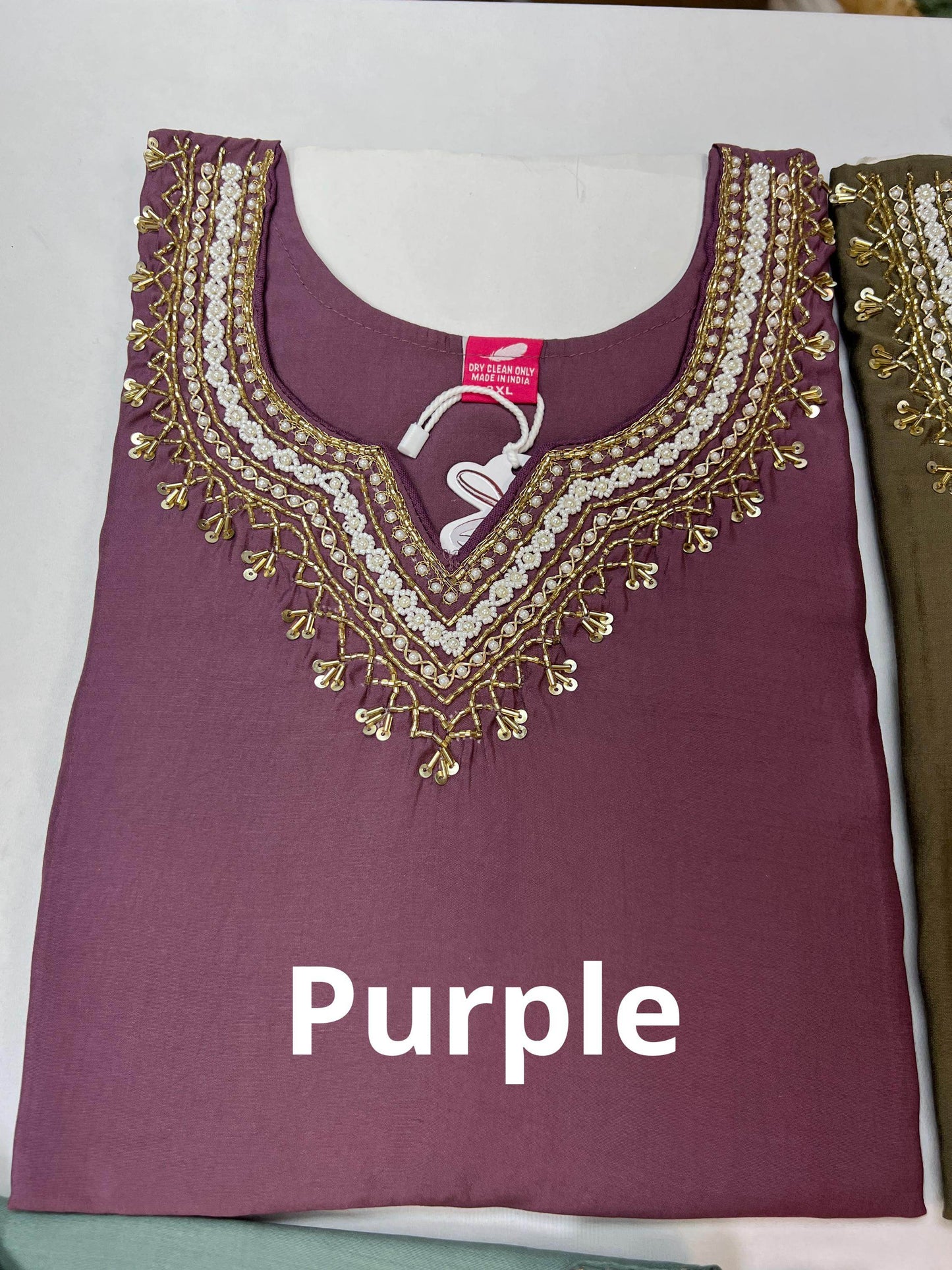 Modal silk kurtis - Kurti Connection USA