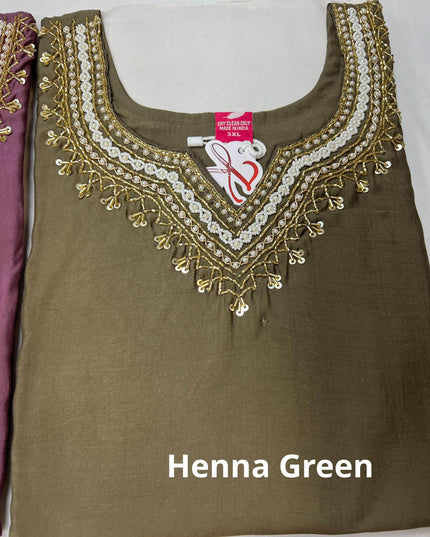 Modal silk kurtis - Kurti Connection USA