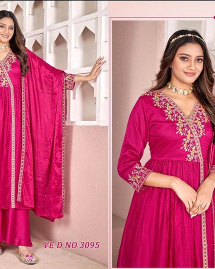 Party wear kurti palazzo set - Kurti Connection USA