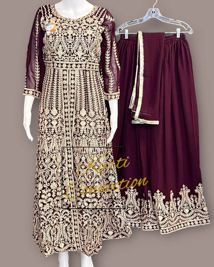 Party wear salwar kameez | Sharara set - Kurti Connection USA
