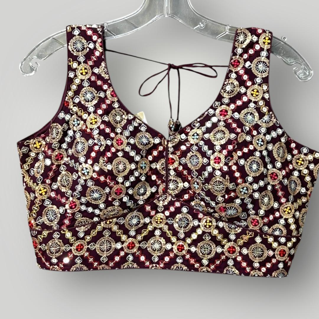 Readymade blouse | Wine color