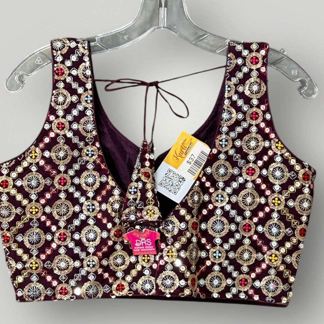 Readymade blouse | Wine color