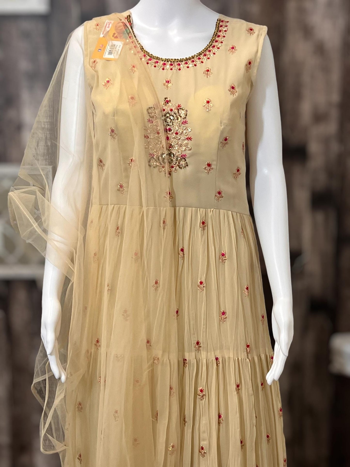 Georgette long dress