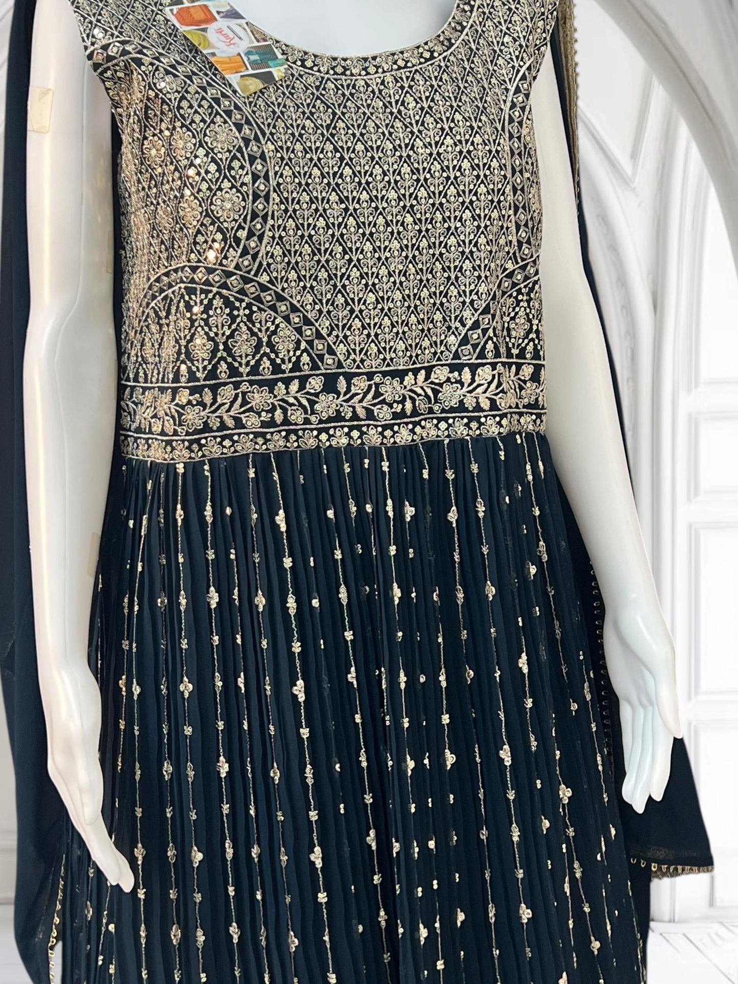 Party wear long gown | Rama Blue