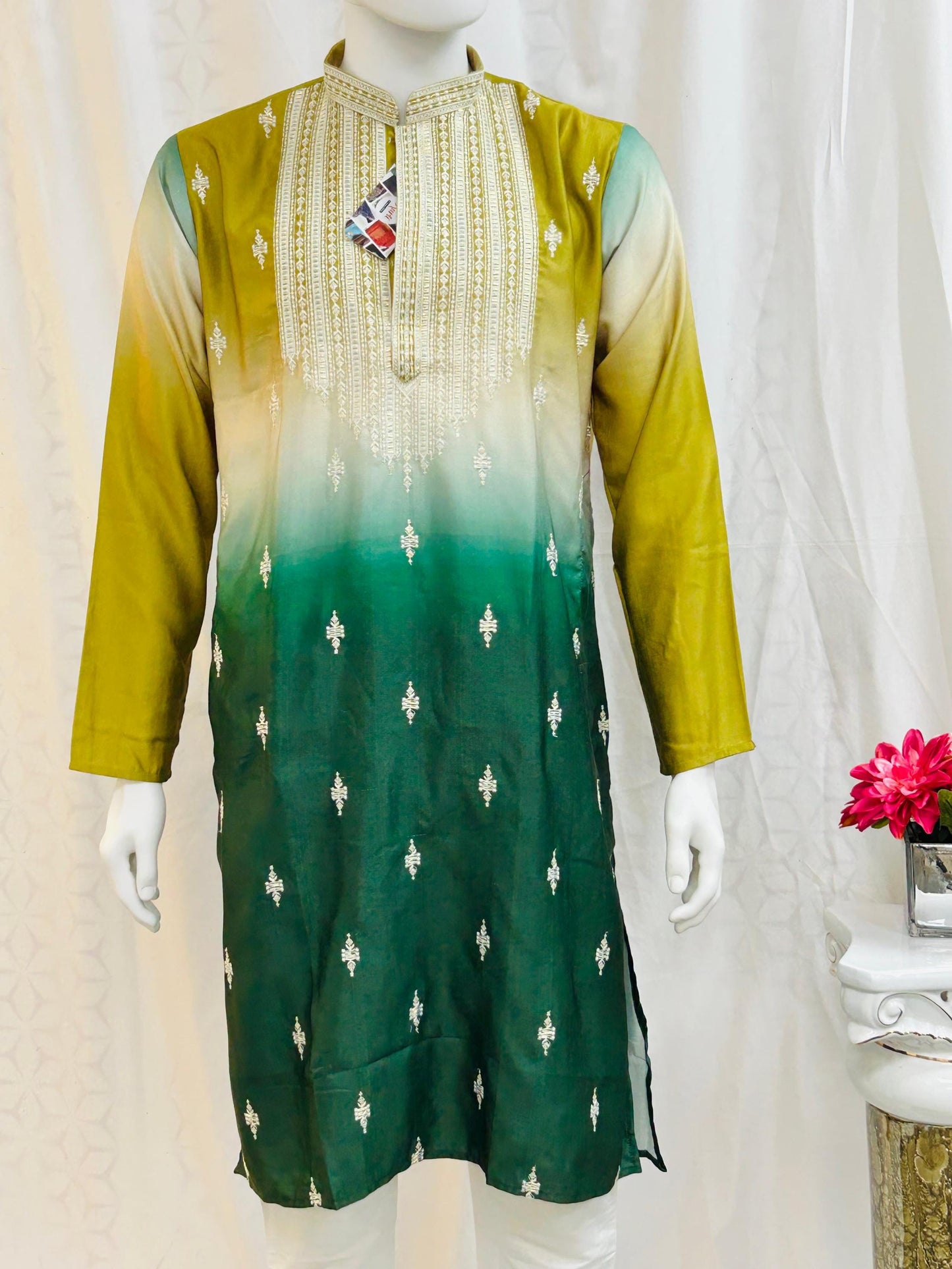 Dual shade Kurta pajama set