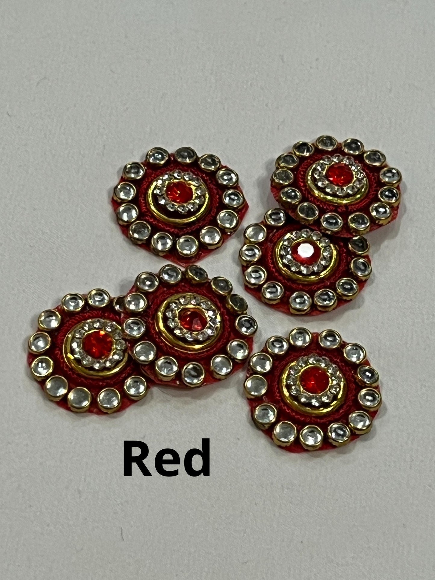 Kundan patches, decorative fabric patches