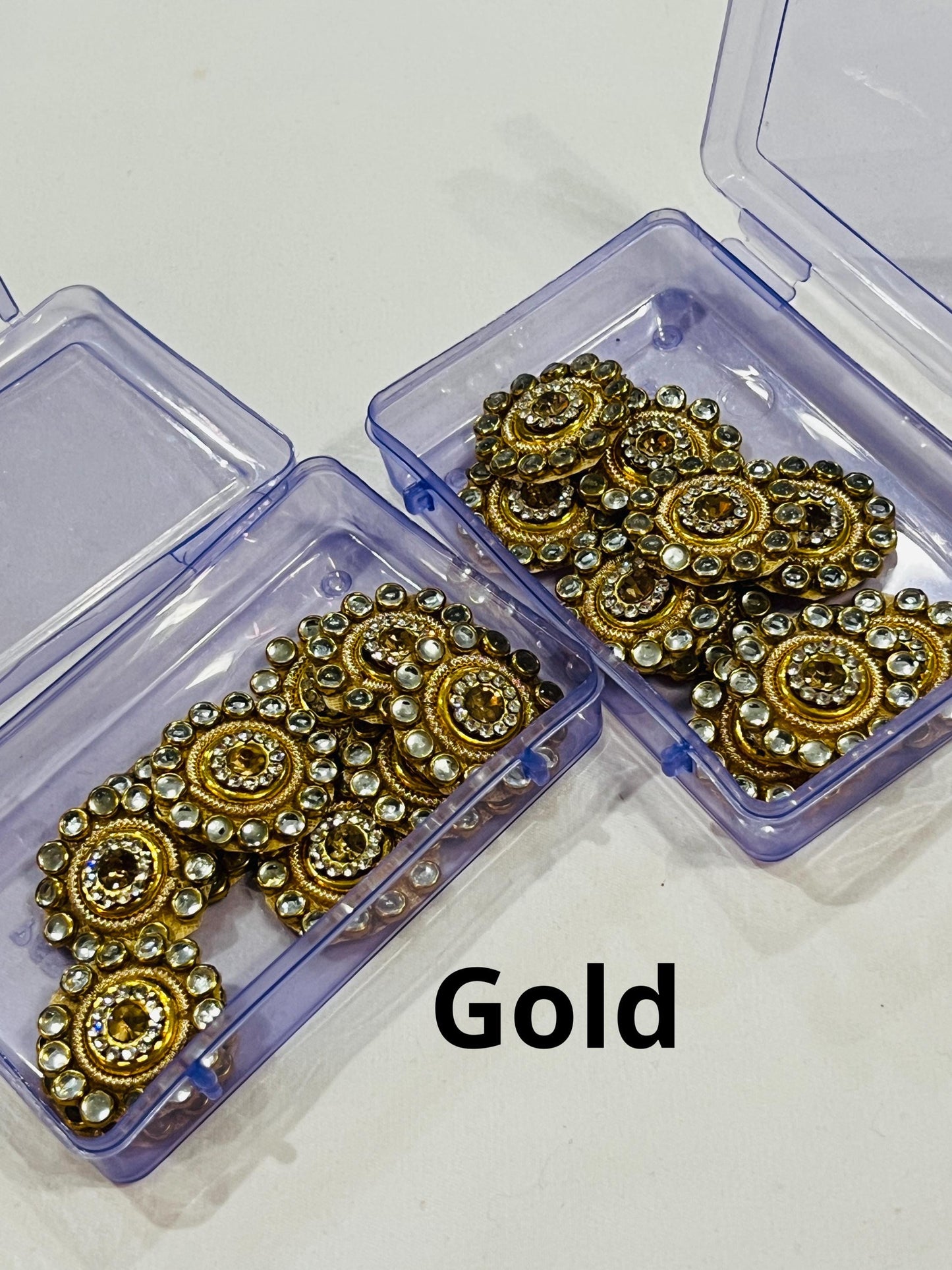 Kundan patches, decorative fabric patches