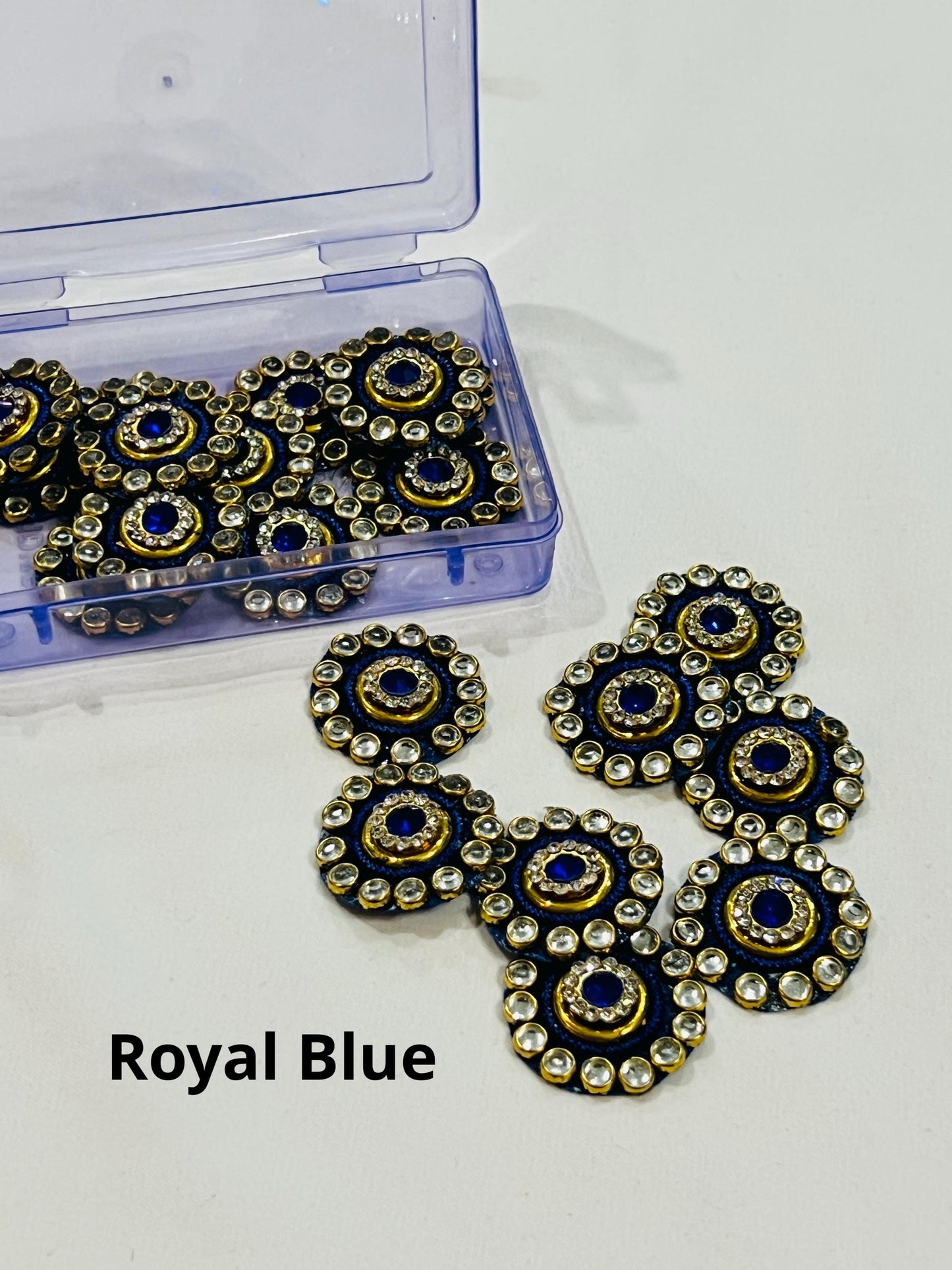 Kundan patches, decorative fabric patches