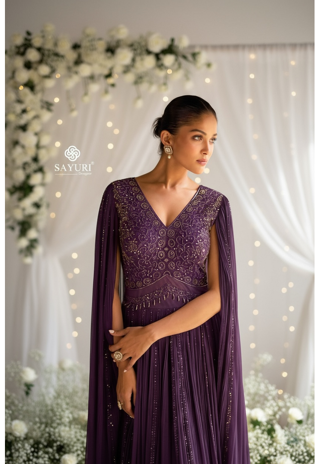 Party wear long gown