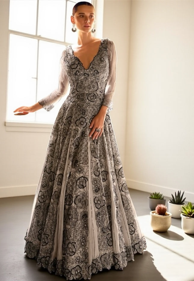 Designer Party wear long gown