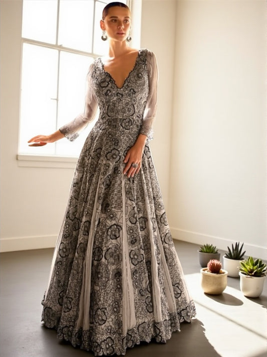 Designer Party wear long gown