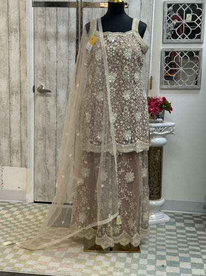 Designer party wear sharara set