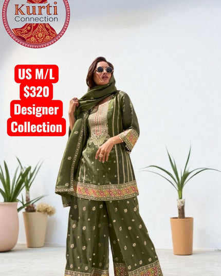 Gemini : Silk sharara sets