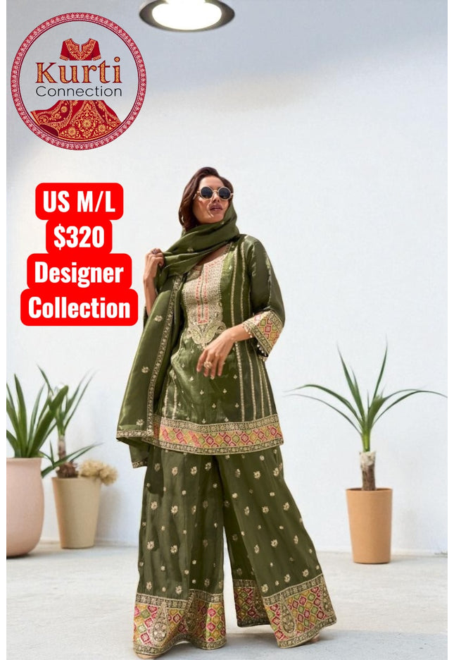 Gemini : Silk sharara sets