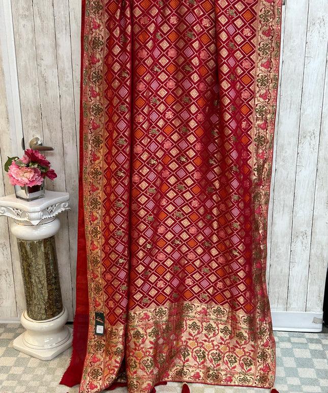 Bandhani patola saree