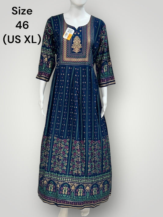 Cotton long kurti | Size 46