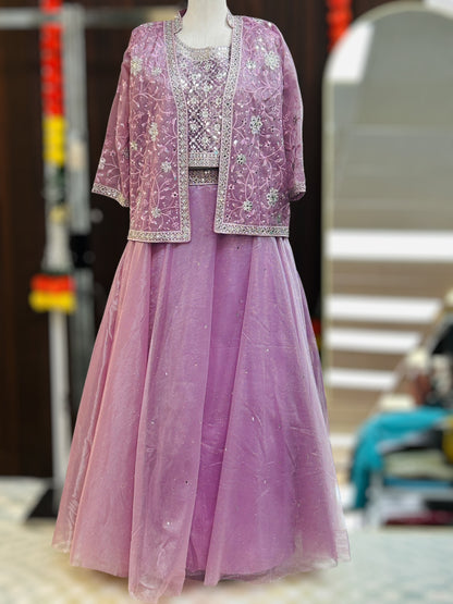 Tissue organza lehenga Choli set