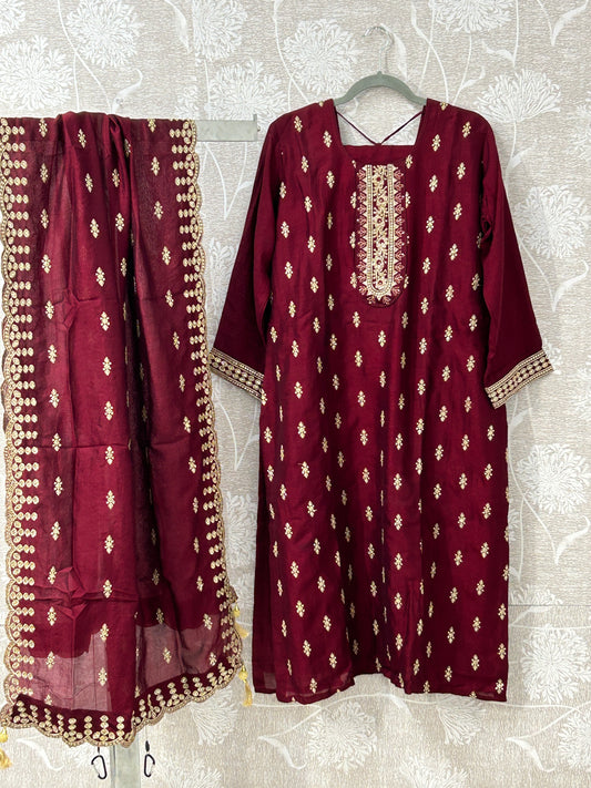 Silk salwar set