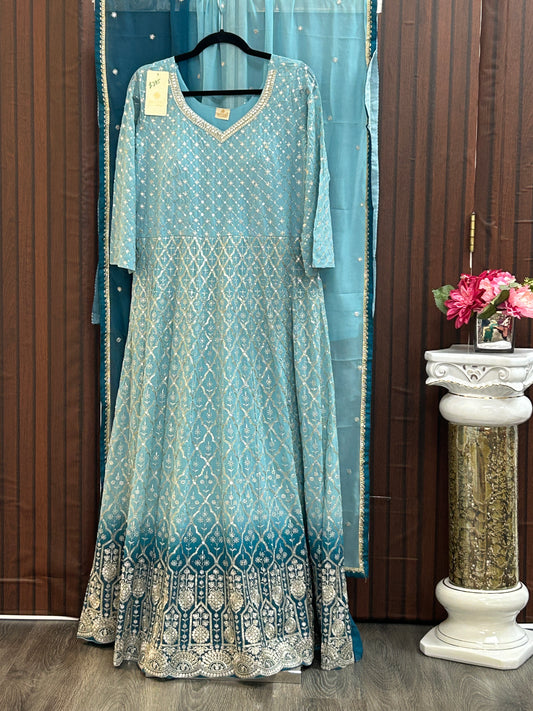 Party wear heavy gown / Anarkali