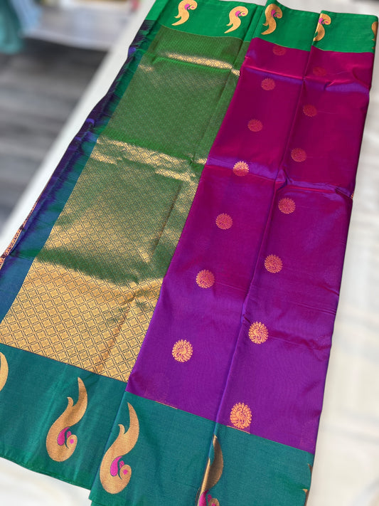 Gadhwal Silk saree | pure silk Pattu saree