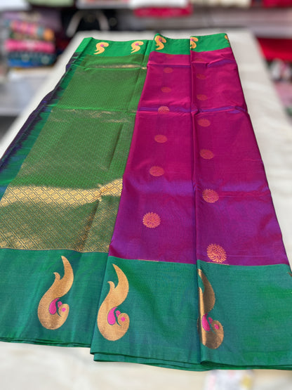 Gadhwal Silk saree | pure silk Pattu saree