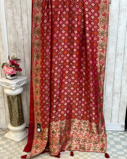 Bandhani patola saree