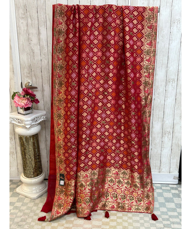 Bandhani patola saree