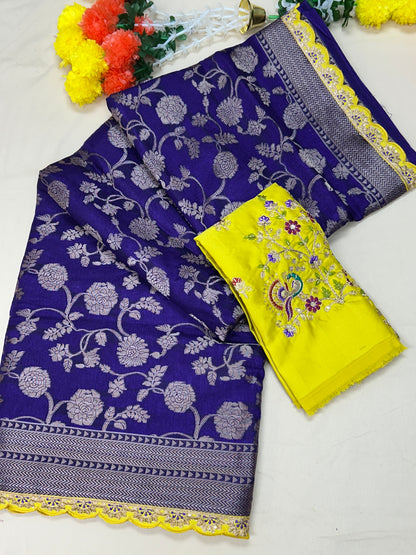 Party wear silk saree