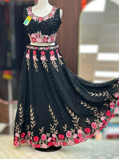 Georgette lehenga Choli set