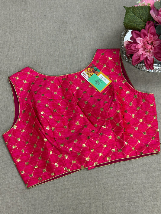 Dark pink blouse