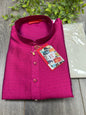 Dark pink kurta pajama set