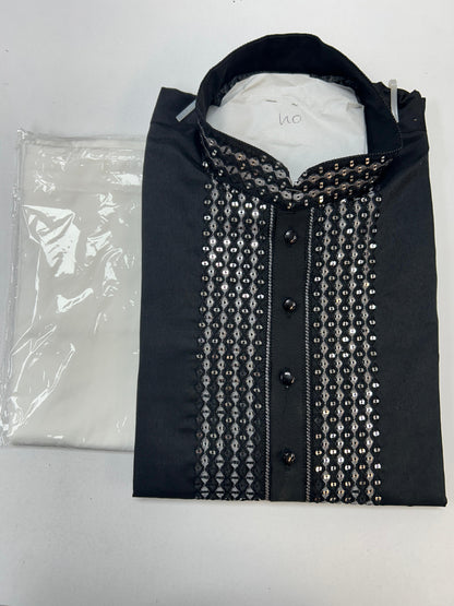 Black : Kurta pajama set