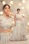 Off white embroidered Lehenga choli