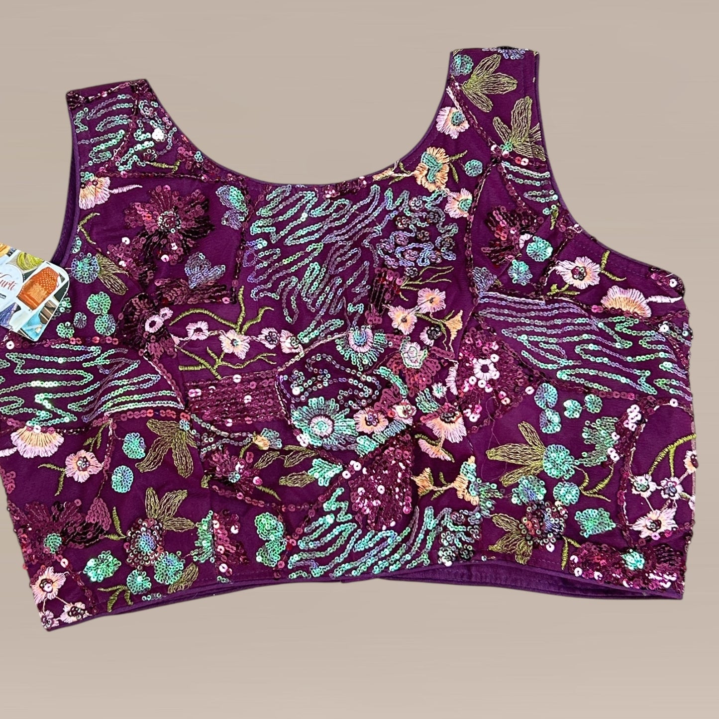 Sequin work blouse