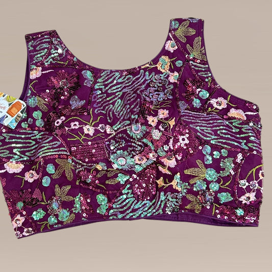 Sequin work blouse