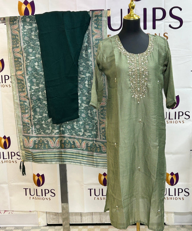 Silk salwar suit