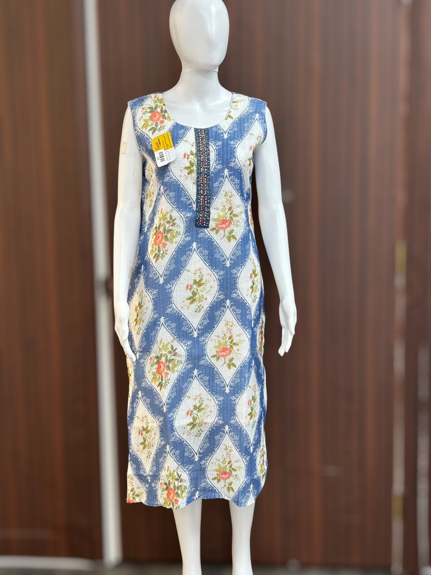 Light blue georgette kurti
