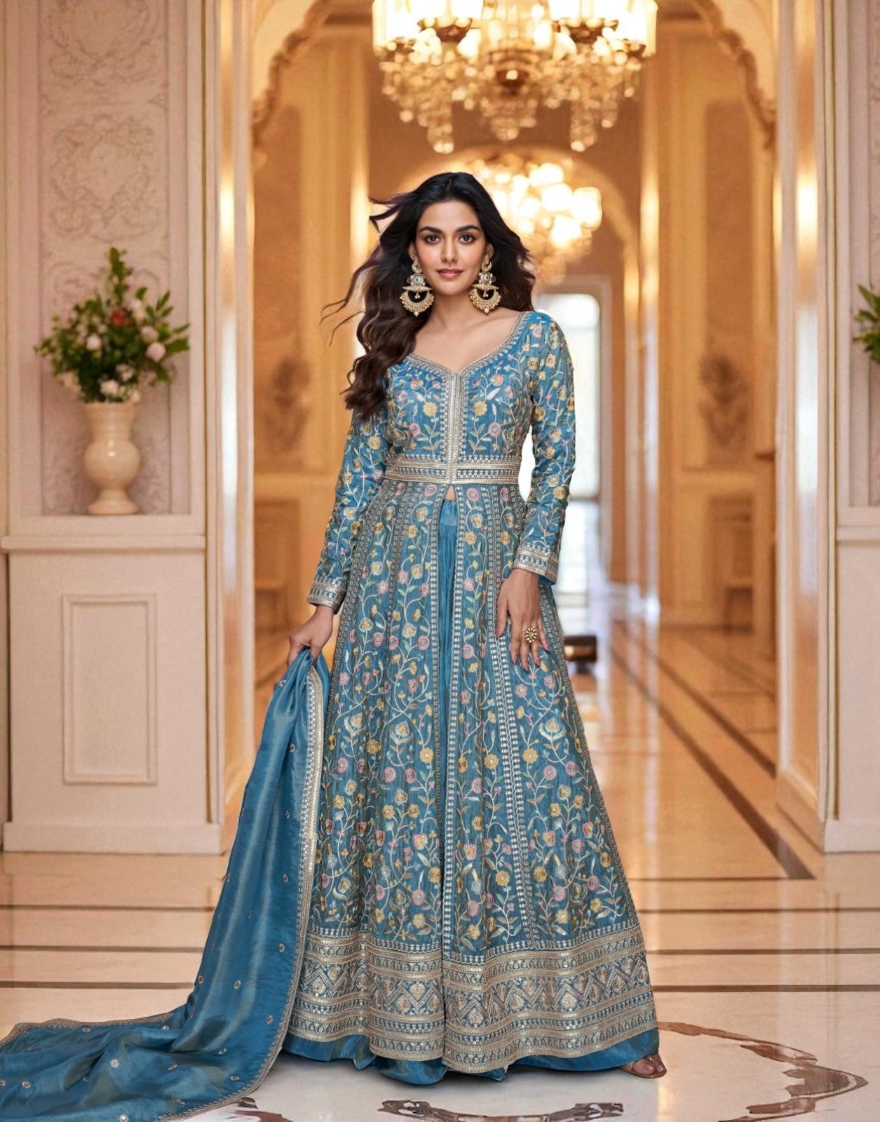 Pragya: party wear long gown