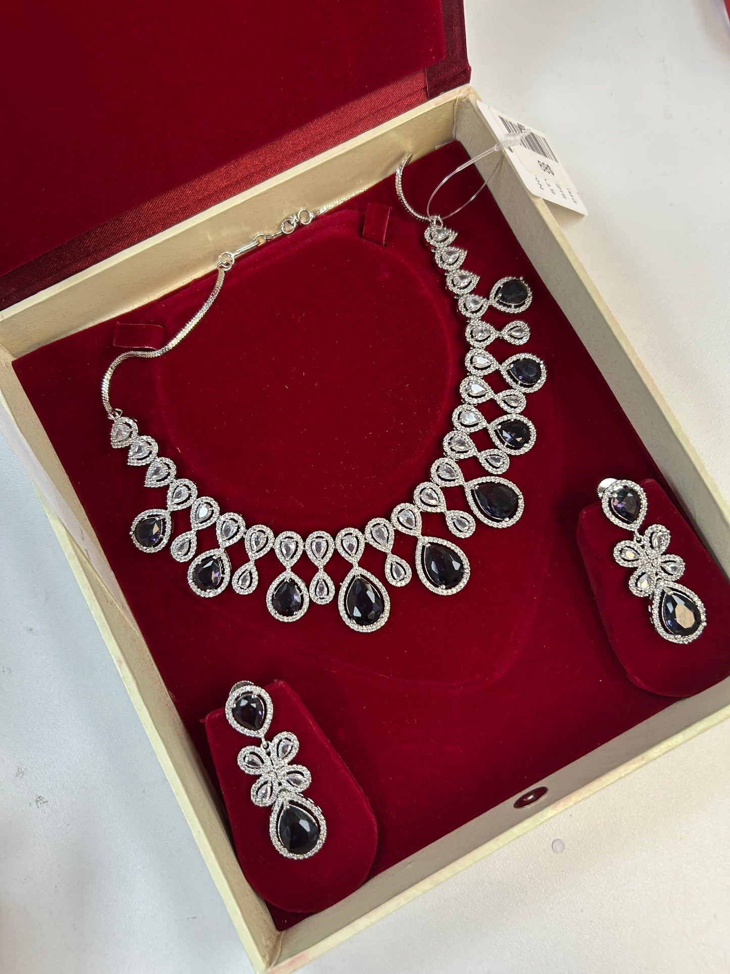 Purple : AD Necklace set