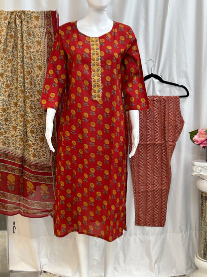 Cotton salwar suit
