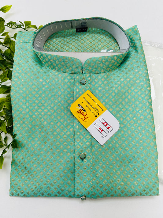 Mint green kurta pajama set