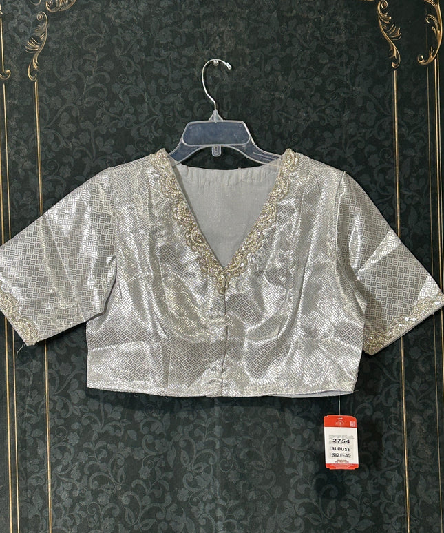 Silver blouse
