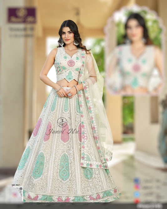 White lehenga Choli set