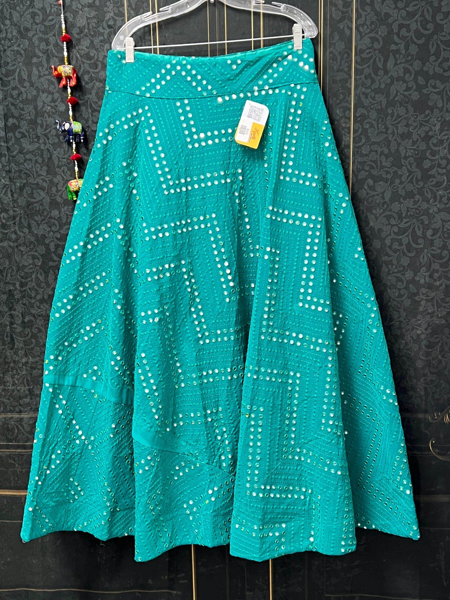 Mirror work lehenga - Kurti Connection USA
