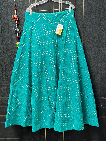 Mirror work lehenga - Kurti Connection USA