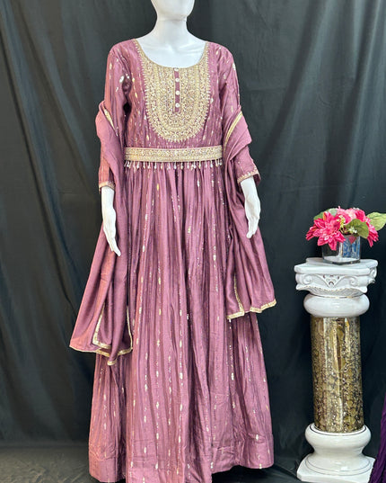 Party wear long kurti / Anarkali set