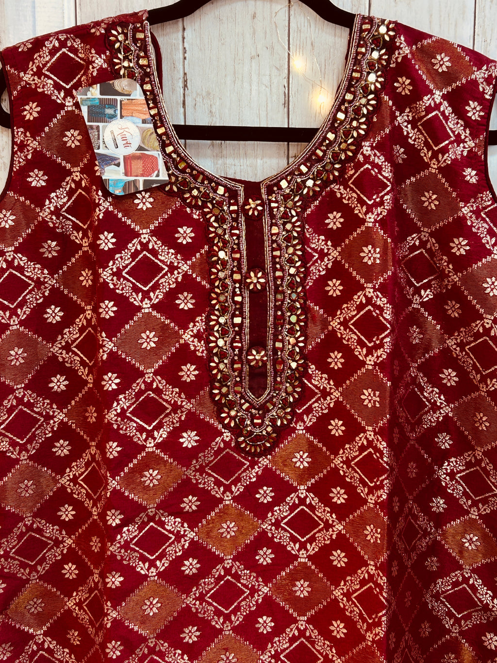 Banarasi salwar suit with heavy dupatta
