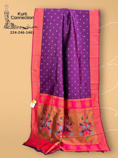 Art Silk Paithani Saree