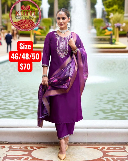 Malhar : Plus size Kurti sets